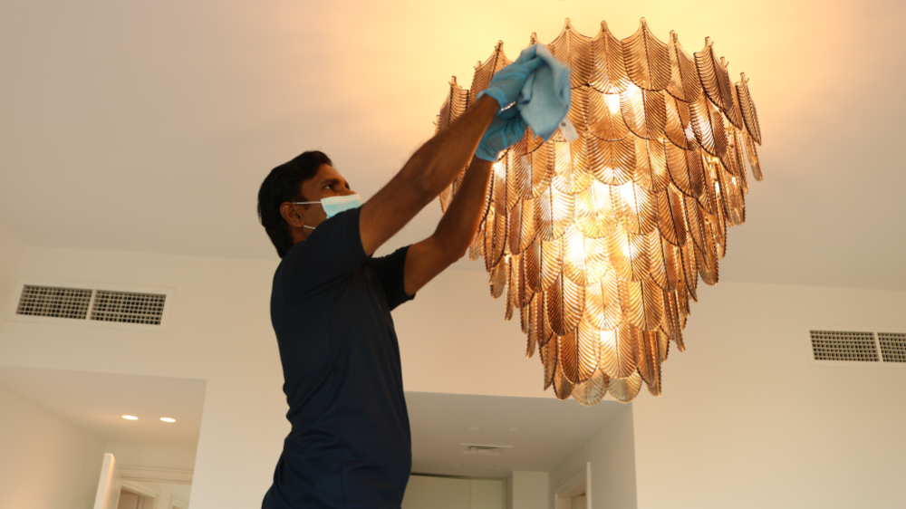 Expert Chandelier Cleaning in Dubai